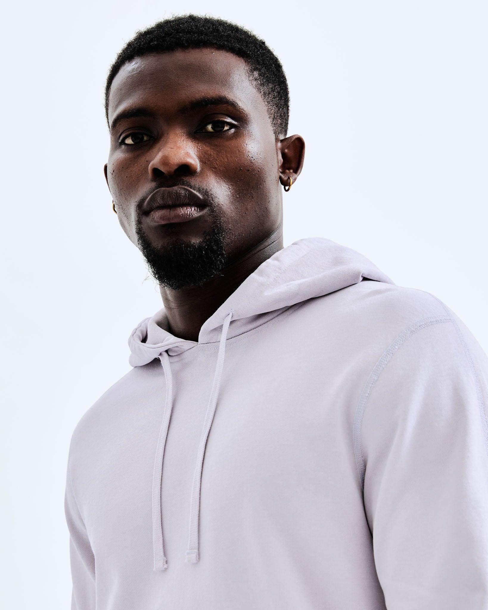 Lightweight Terry Slim Hoodie Male Product Image