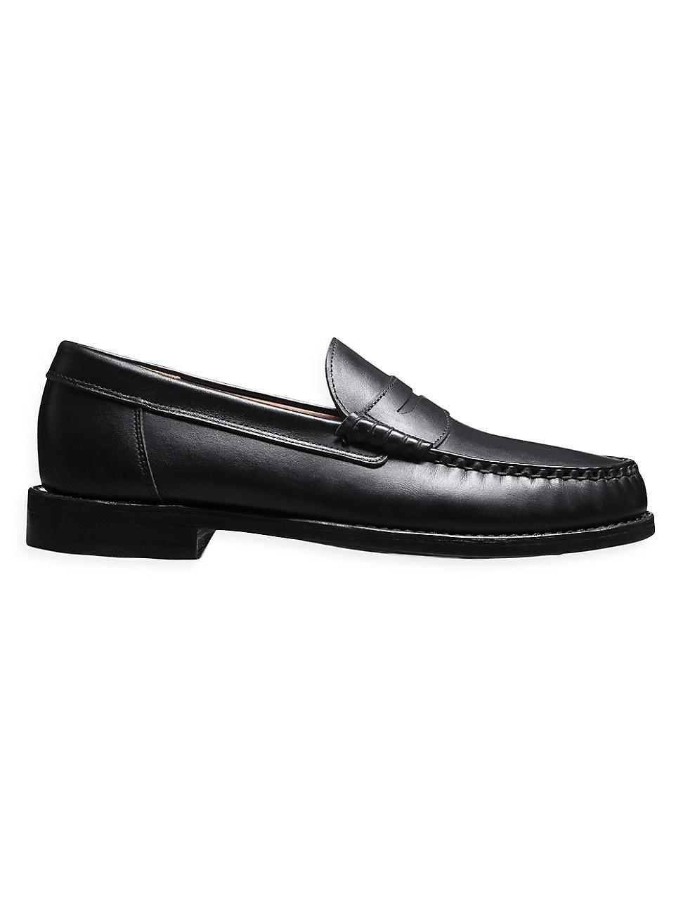 Mens Elisir Woven Leather Loafers Product Image