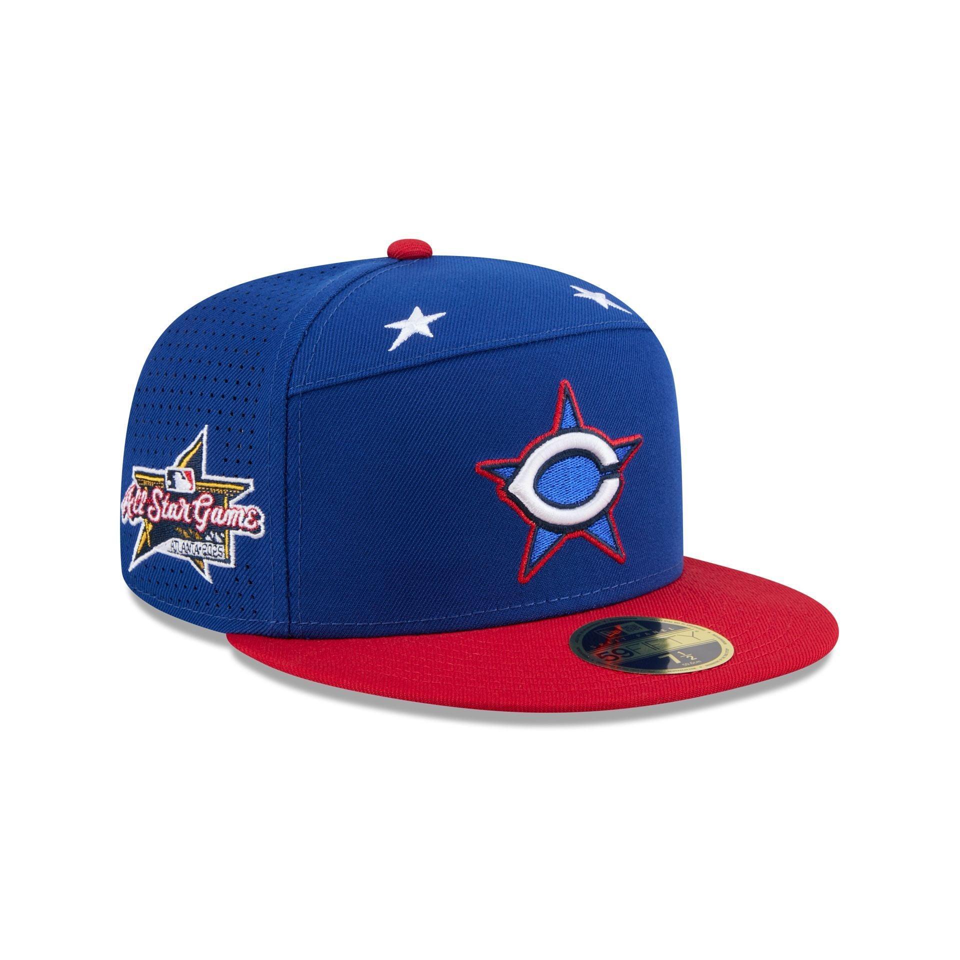 Cincinnati Reds 2025 All-Star Game Workout Split Panel 59FIFTY Fitted Hat Male Product Image