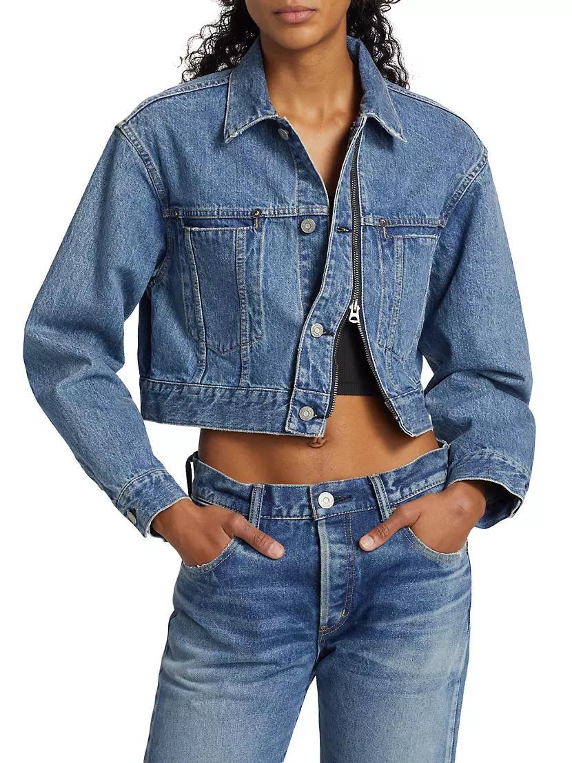 Bayview Denim Crop Jacket Product Image
