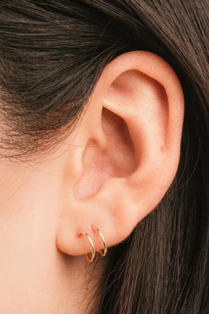 Double Hoop Earring - Small Product Image