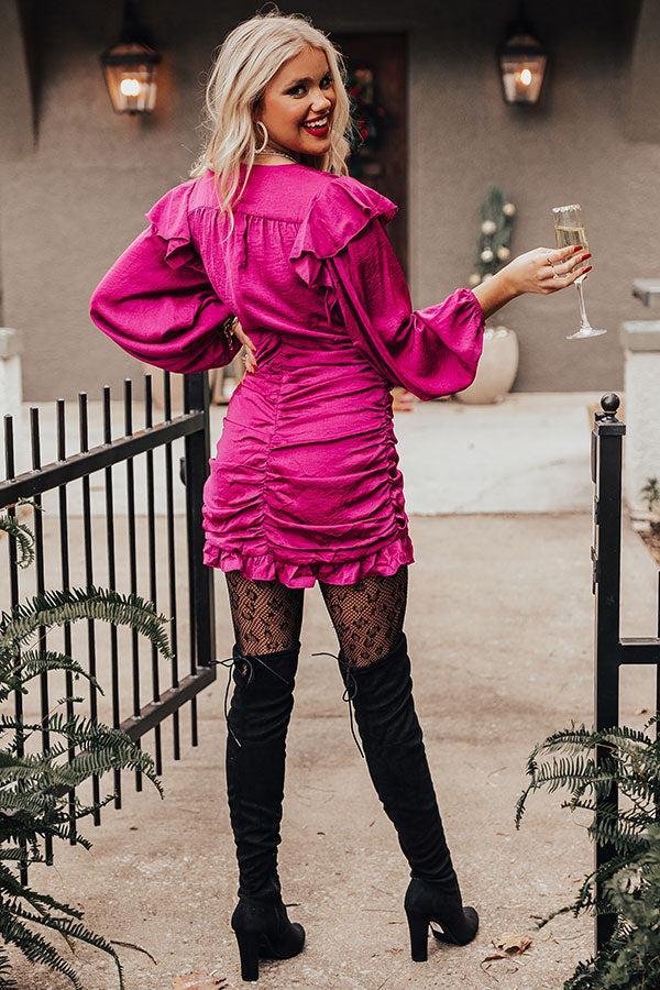 Concert Kisses Ruched Dress Product Image