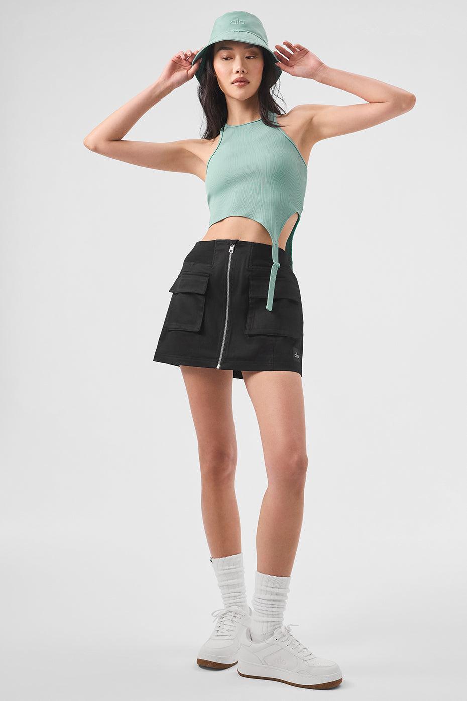 Alosoft Ribbed Revelation Tank - Botanical Green Product Image