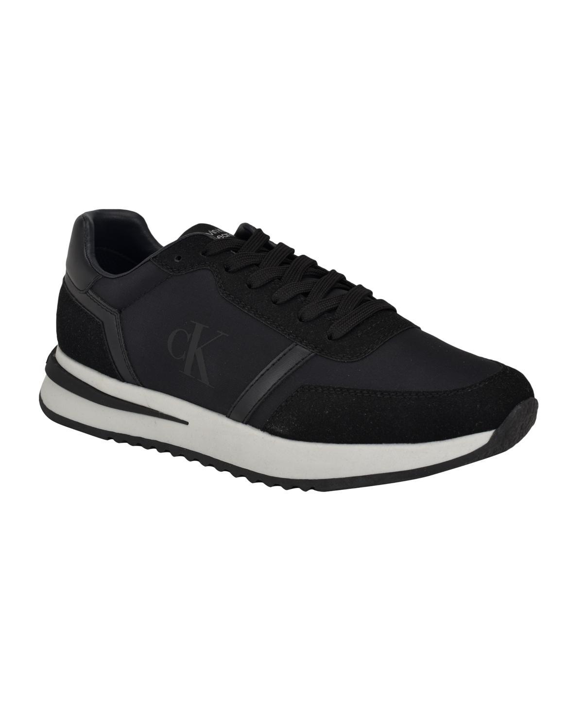 Calvin Klein Men's Men's Picio Monogram Logo Sneaker - Grey - 8 Product Image