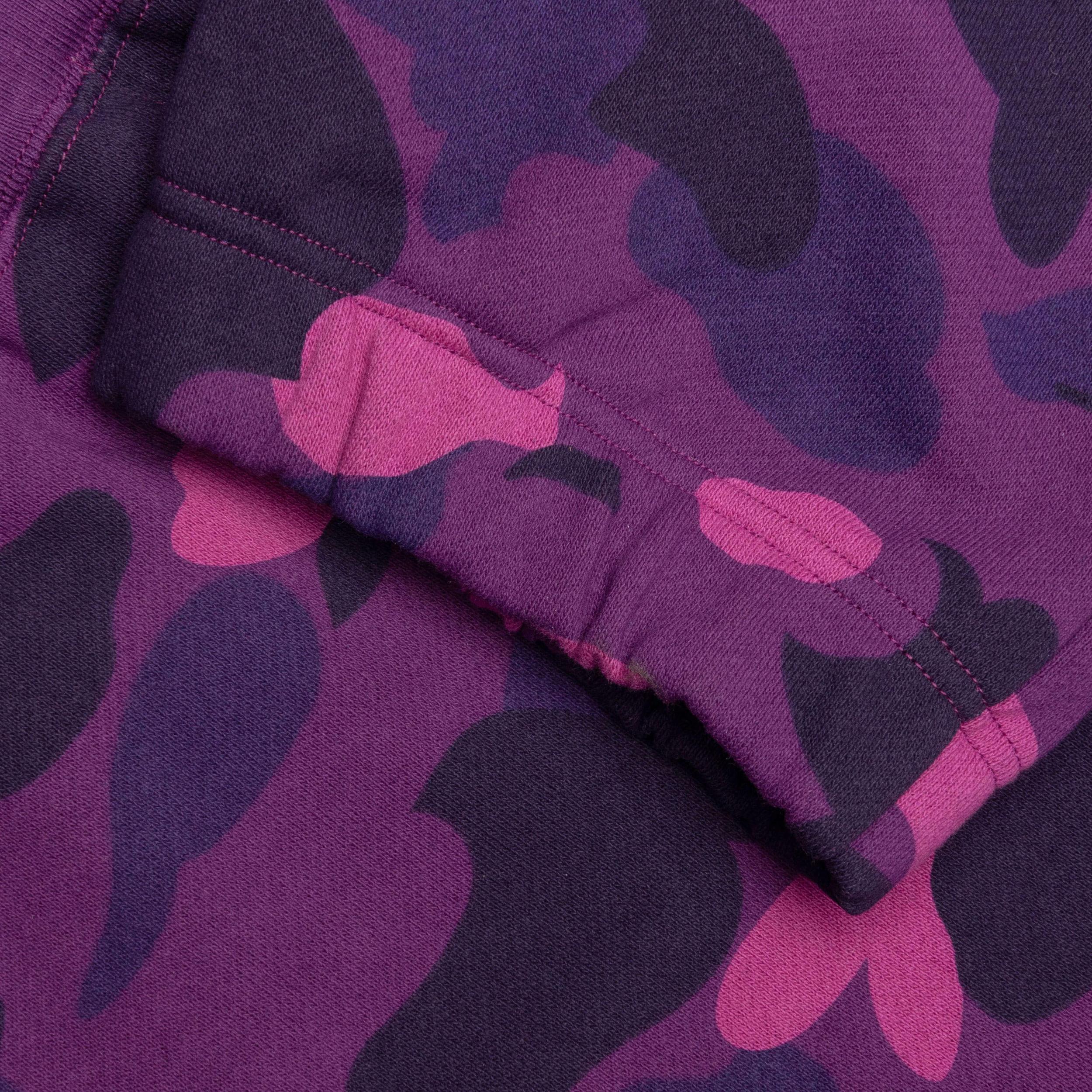 Color Camo Wide Fit Sweat Pants - Purple Male Product Image