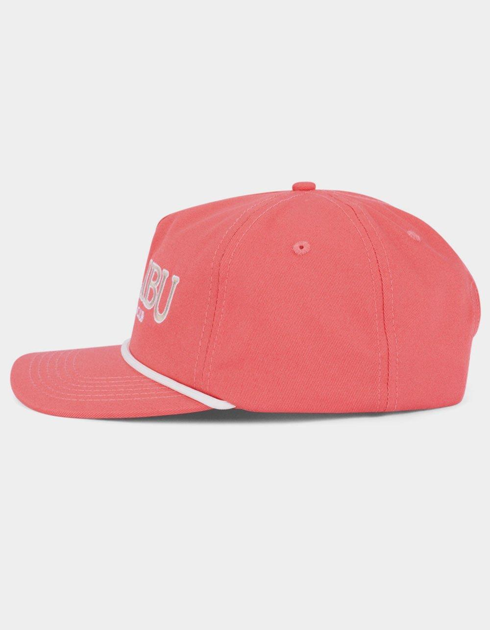 Malibu Running Club Rope Snapback Hat - CORAL Product Image