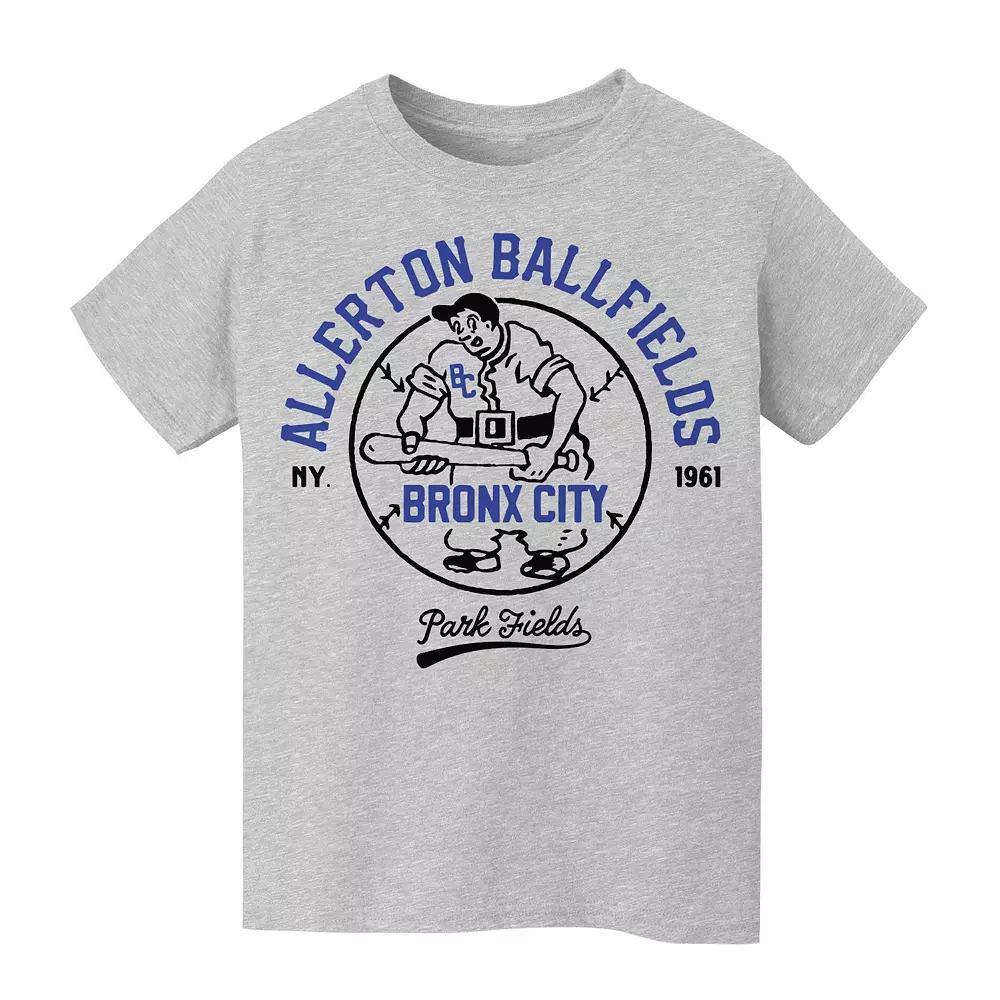 Kid's 8-20 Allerton Ballfields Front Graphic Tee, Boy's, Size: Medium, Sport Gray Product Image