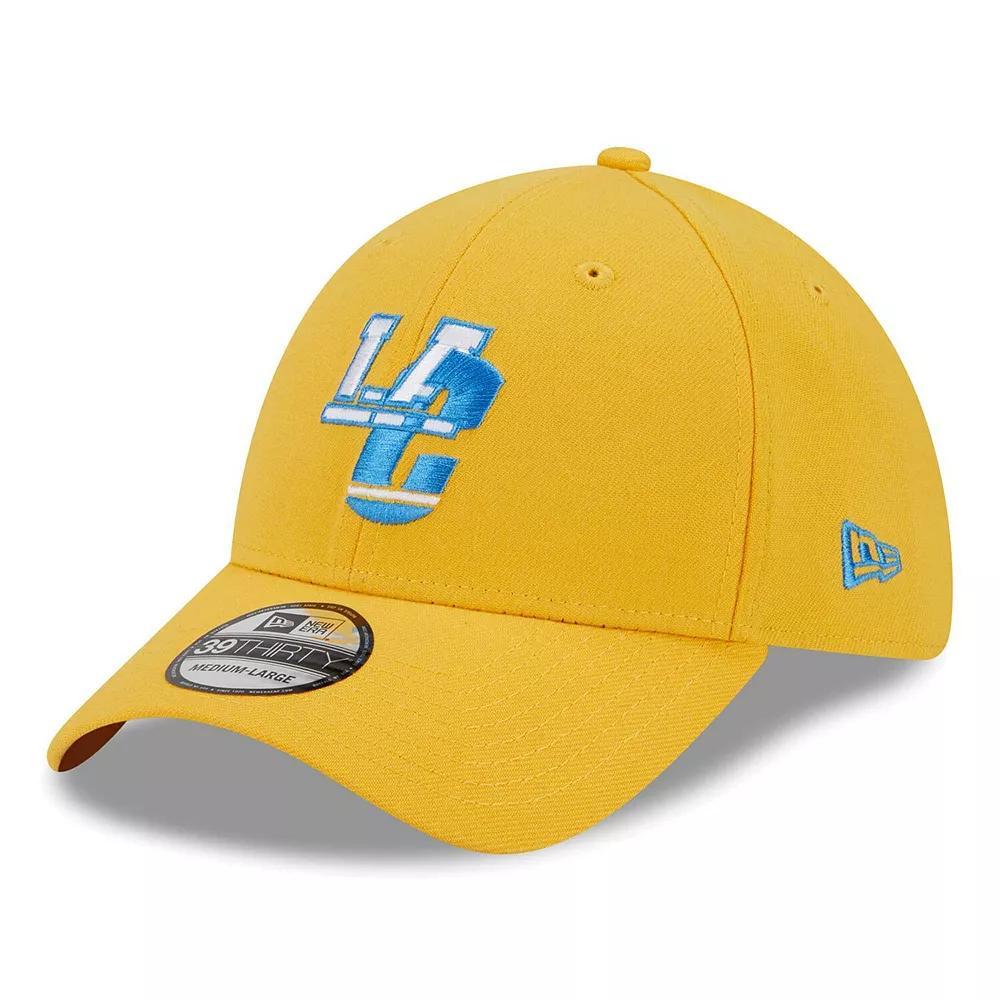 Men's New Era Gold Los Angeles Chargers City Originals 39THIRTY Flex Hat, Size: Medium/Large Product Image