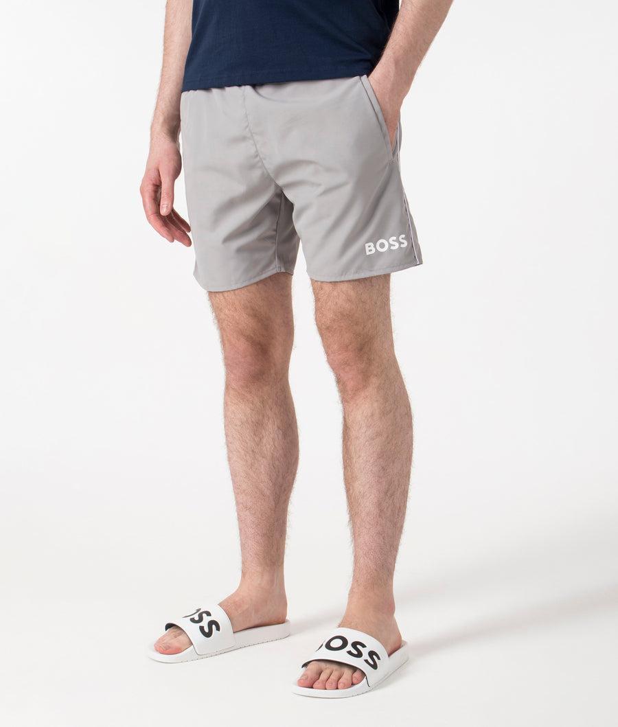 Boss Quick-Drying Swim Shorts with Contrast Details Product Image