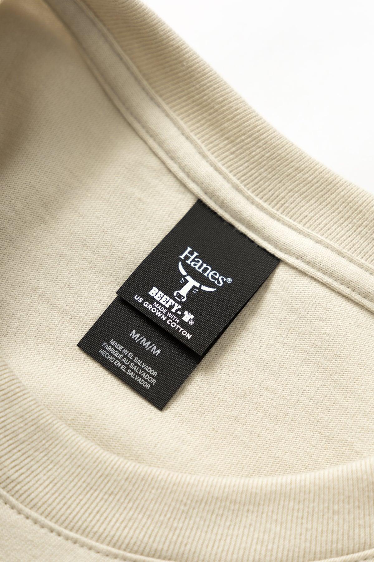 Hanes - Oversized Beefy-T 6oz T-Shirt - Sand Product Image