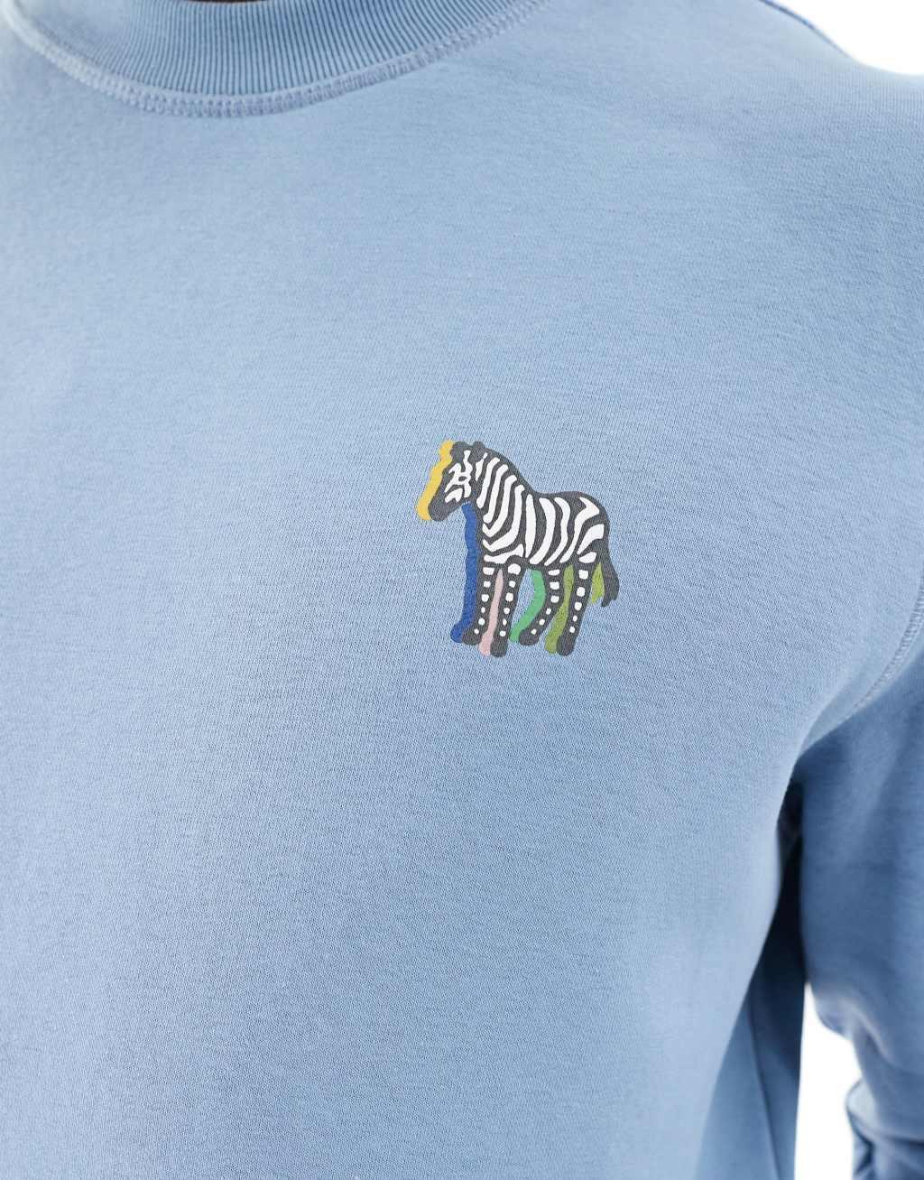 PS Paul Smith zebra logo sweatshirt in light blue Product Image