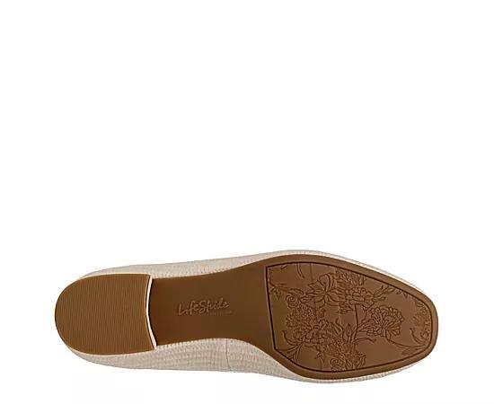 LifeStride Cheers Women's Woven Flats, Size: 8.5 Wide, Black Faux Product Image