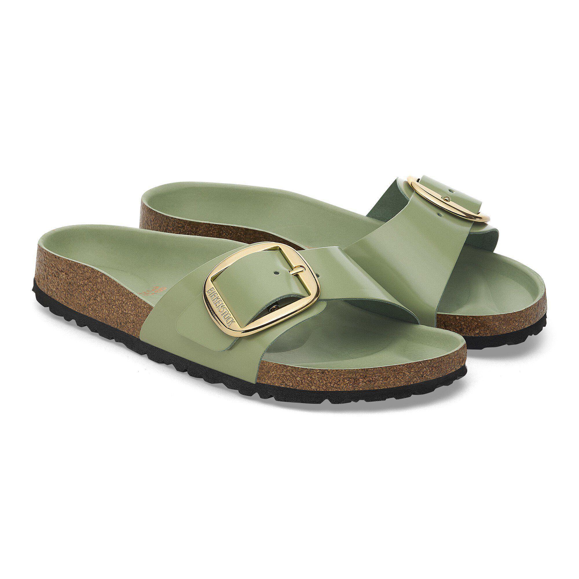 Madrid Big Buckle Natural Leather Patent Product Image