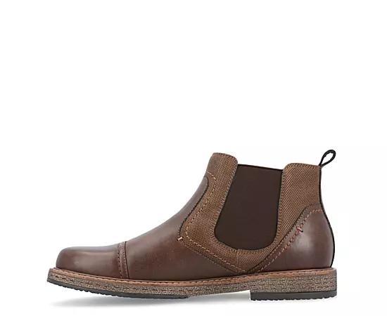 VANCE Lancaster Chelsea Men's Ankle Boots, Size: 10, Black Product Image