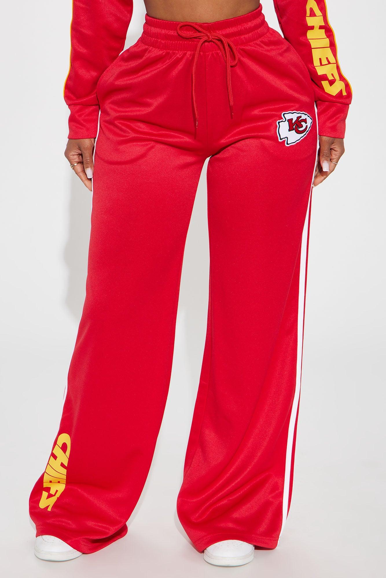 Chiefs Kingdom Wide Leg Pant - Red Female Product Image