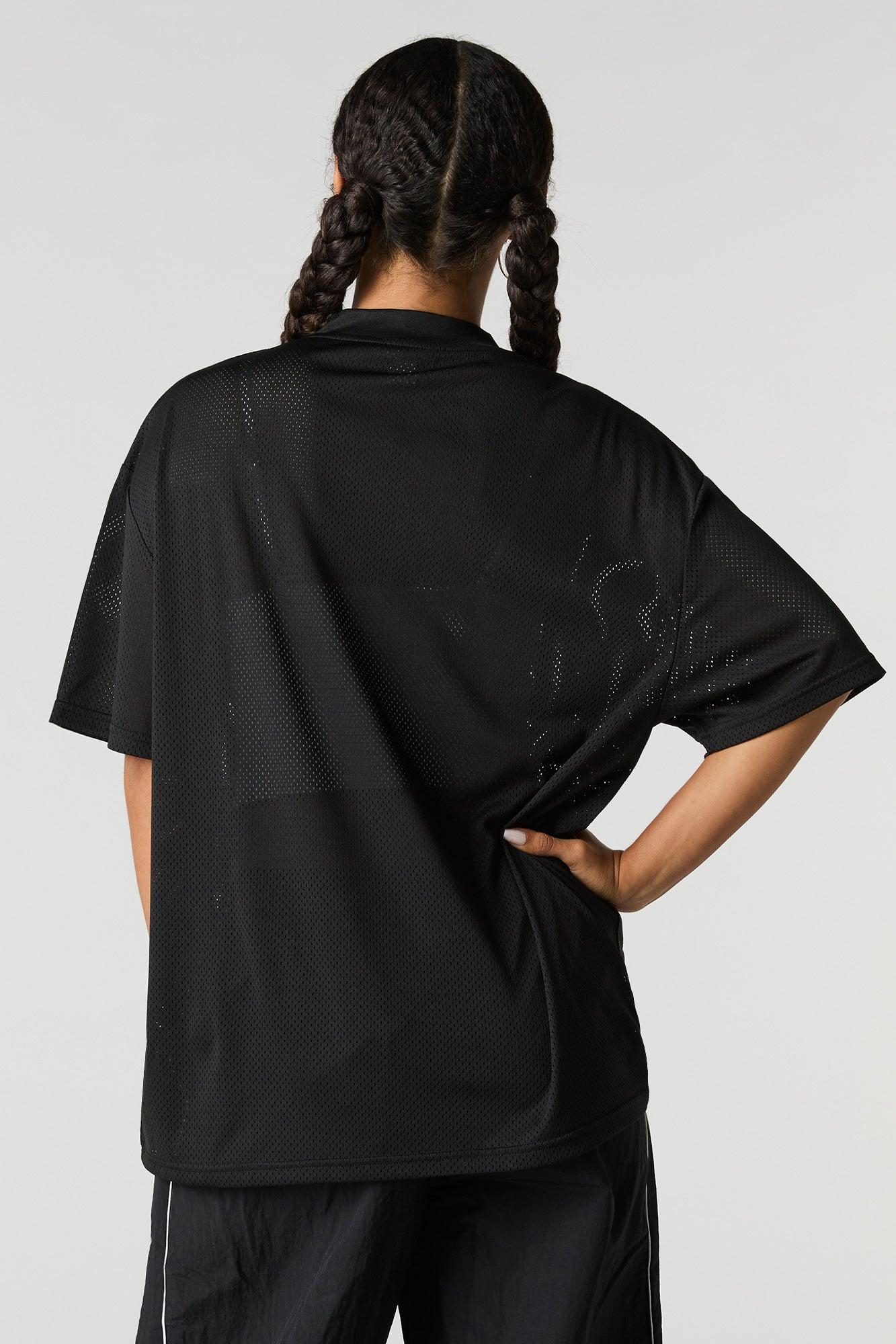 Graphic Mesh Football Jersey Female Product Image