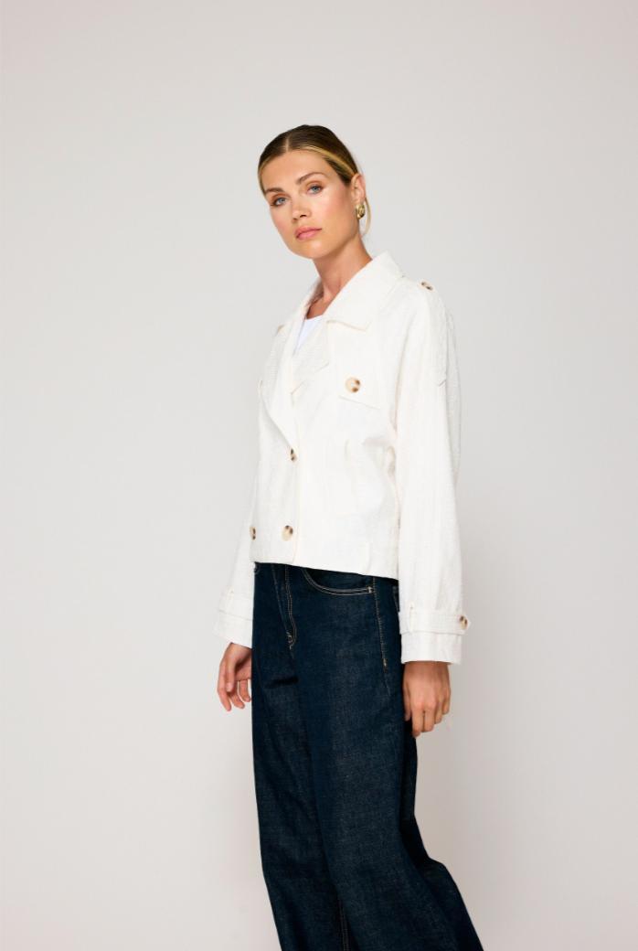 Bendetta Crop Trench Jacket Product Image