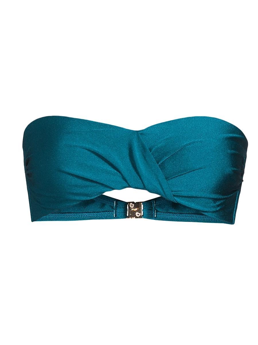 Womens Soleil Gloss Twist Bandeau Top Product Image