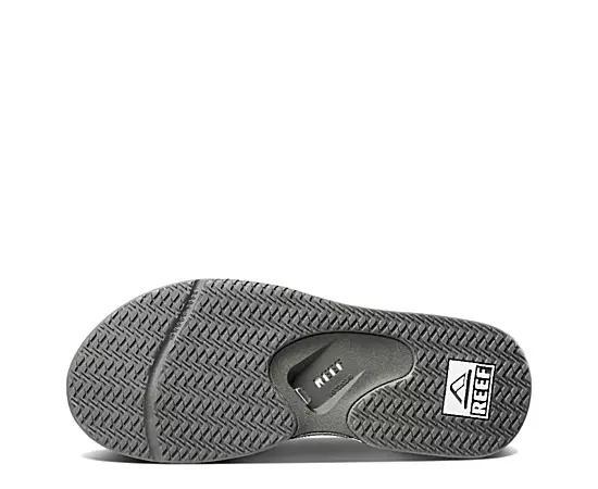 Mens Reef Fanning Sandal - Grey / White Product Image