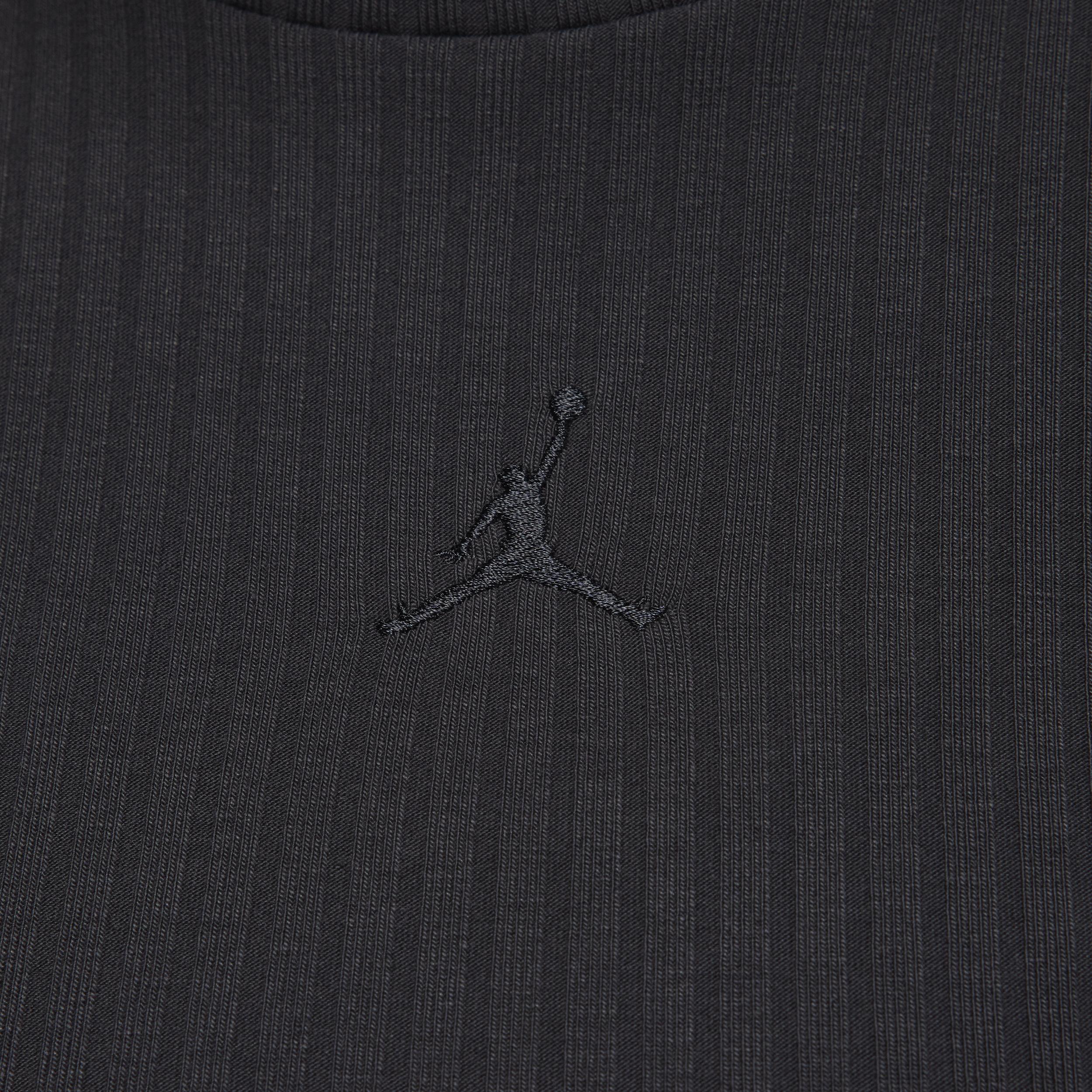 Jordan long sleeve high cut hem top Product Image