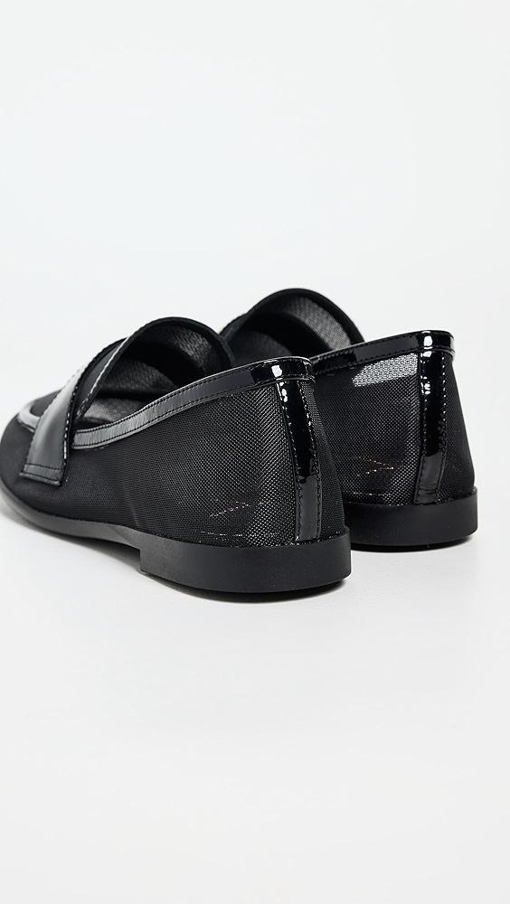 Black Suede Studio Sola Flats | Shopbop Product Image