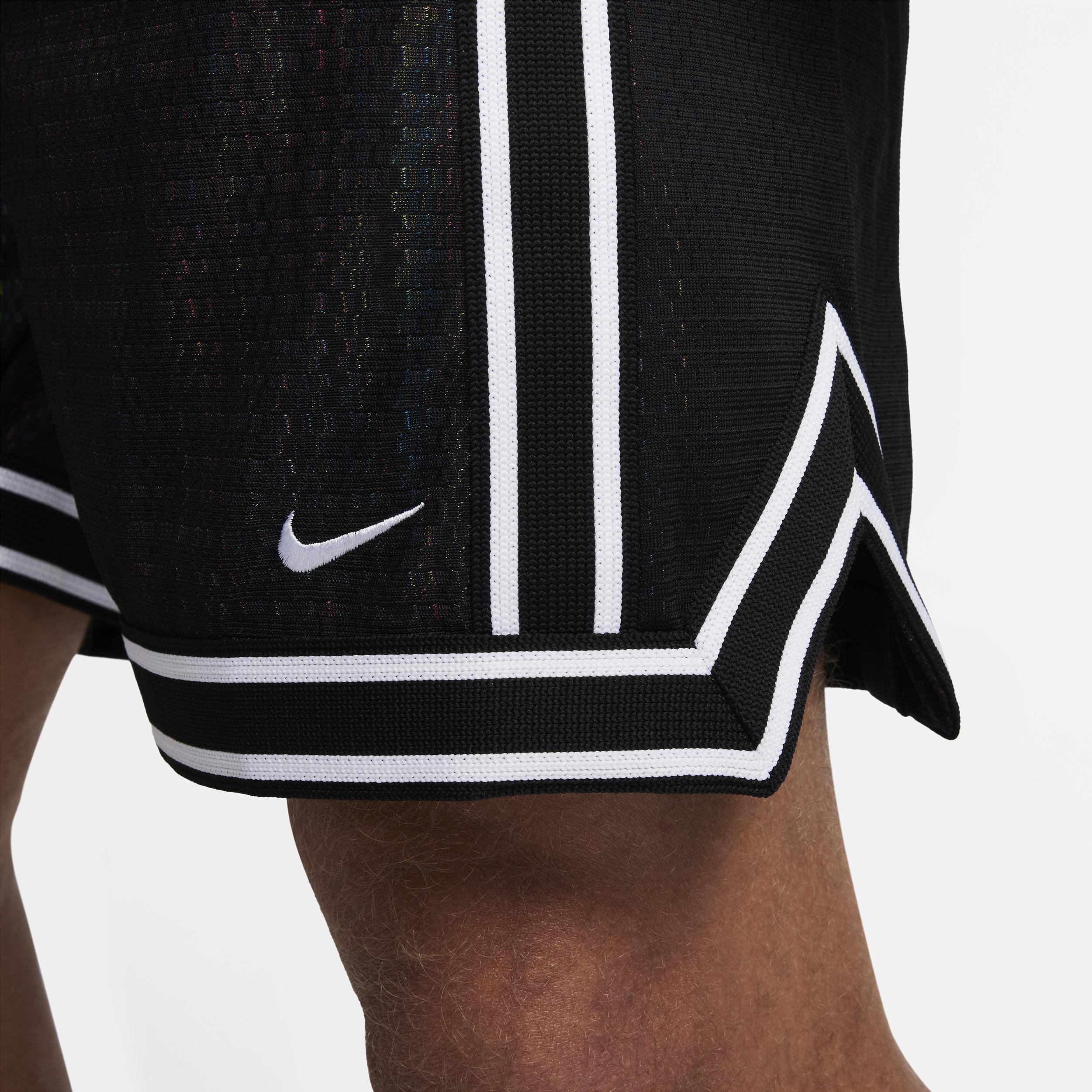 Nike Mens Dri-FIT DNA+ NAOS 8 Shorts - Black/White Product Image