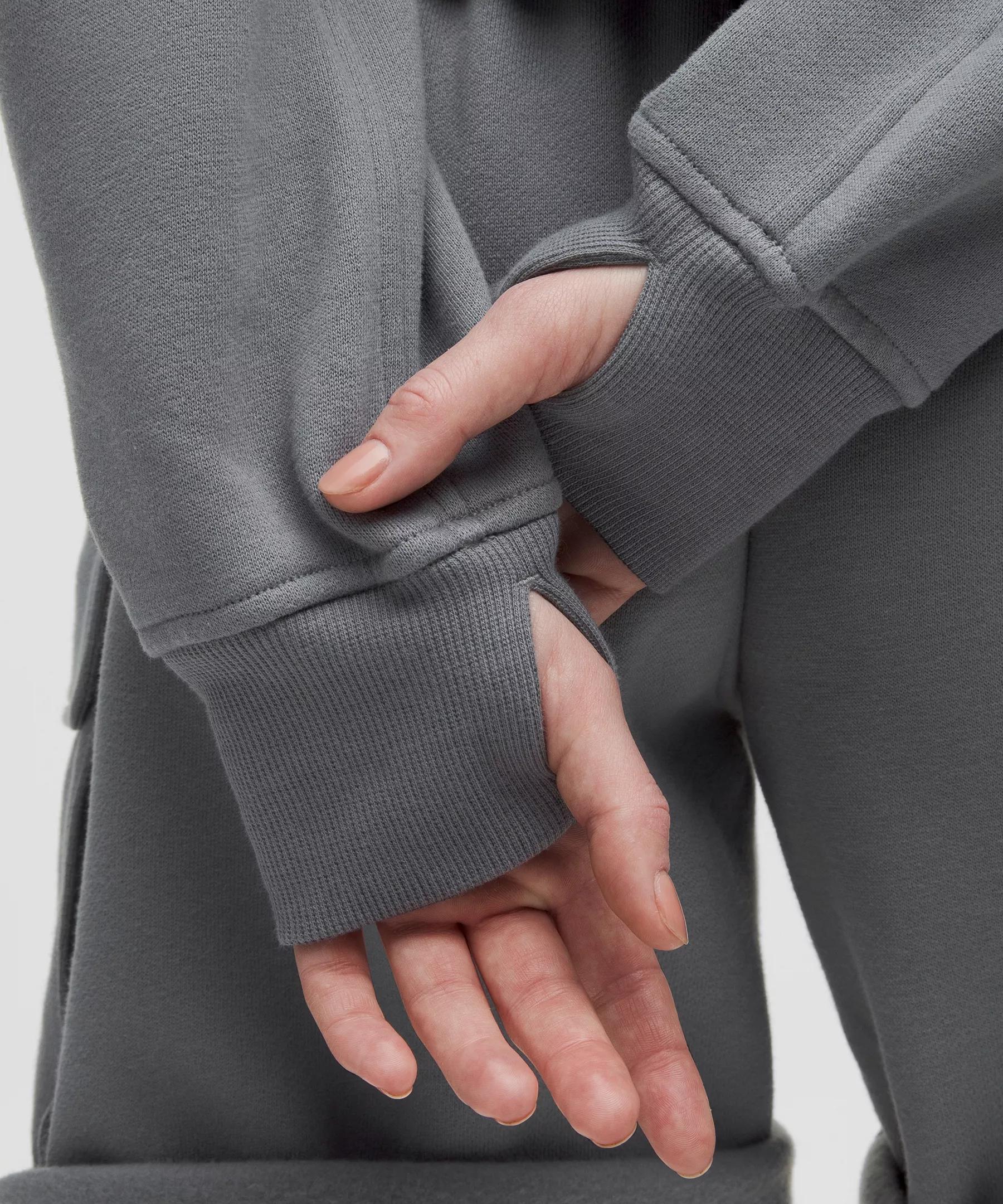 Scuba Oversized Half-Zip Hoodie Product Image