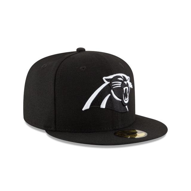 Atlanta Braves Black and White Basic 59FIFTY Fitted Hat Male Product Image