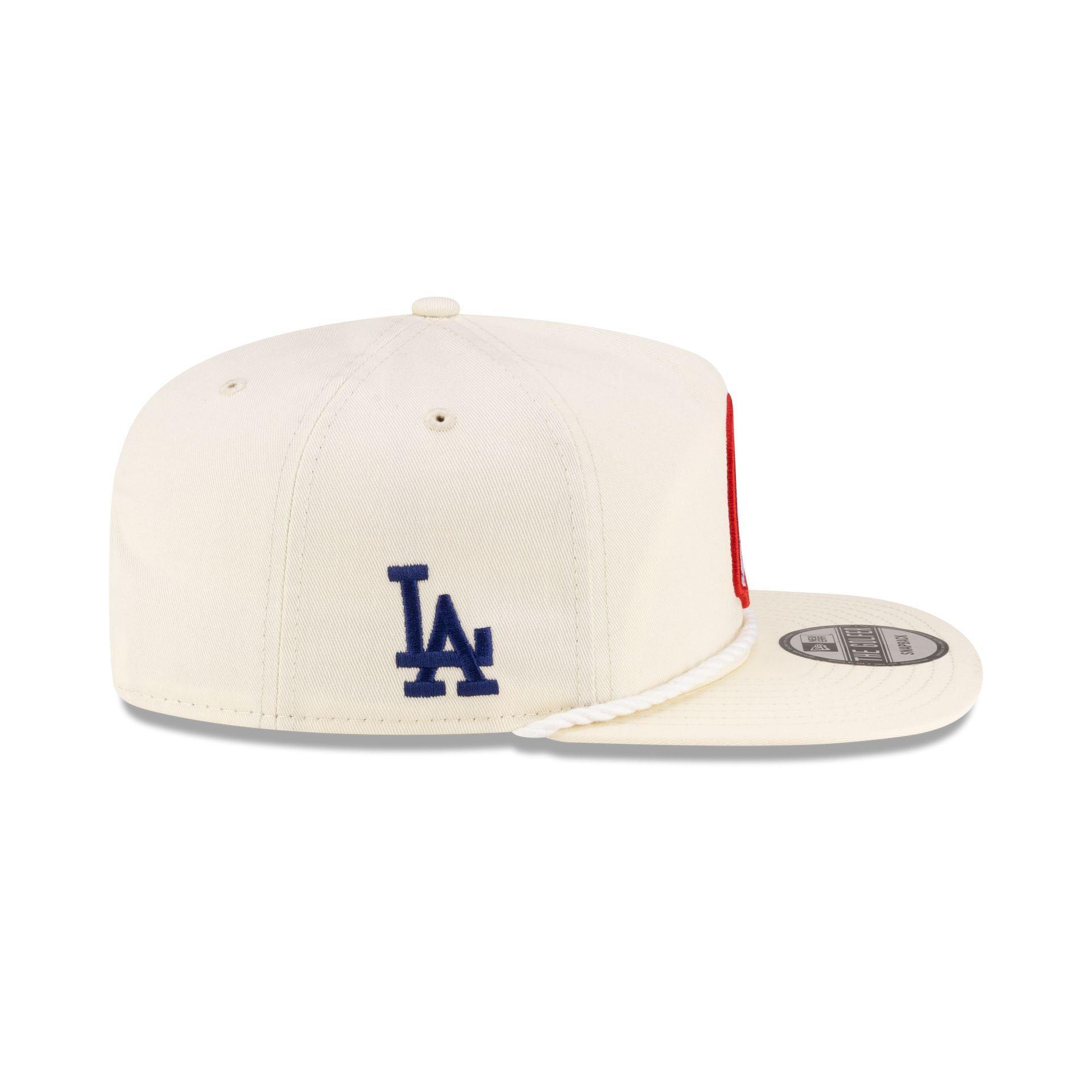 Los Angeles Dodgers 1984 Olympics Chrome White Golfer Hat Male Product Image