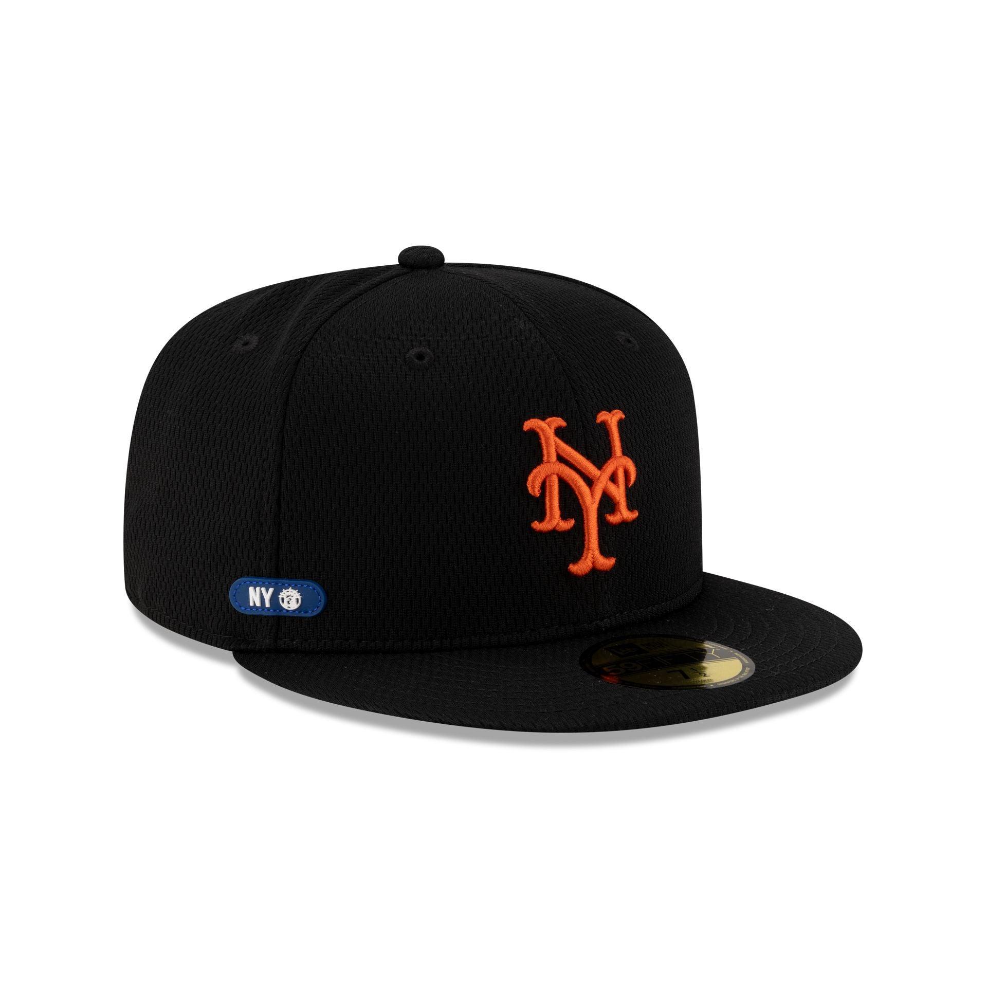 Miami Marlins 2025 Clubhouse Black 59FIFTY Fitted Hat Male Product Image
