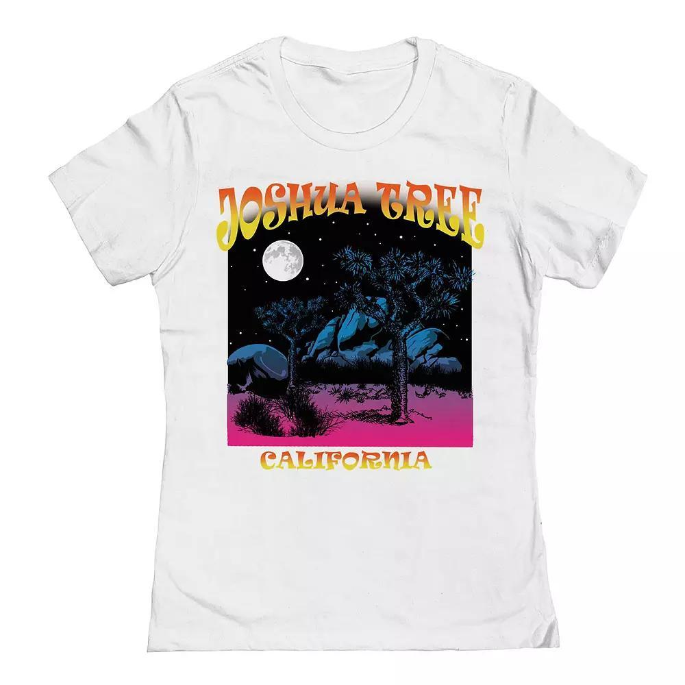 Junior's Joshua Tree 2 Womens Graphic Tee, Girl's, Size: Large, White Product Image