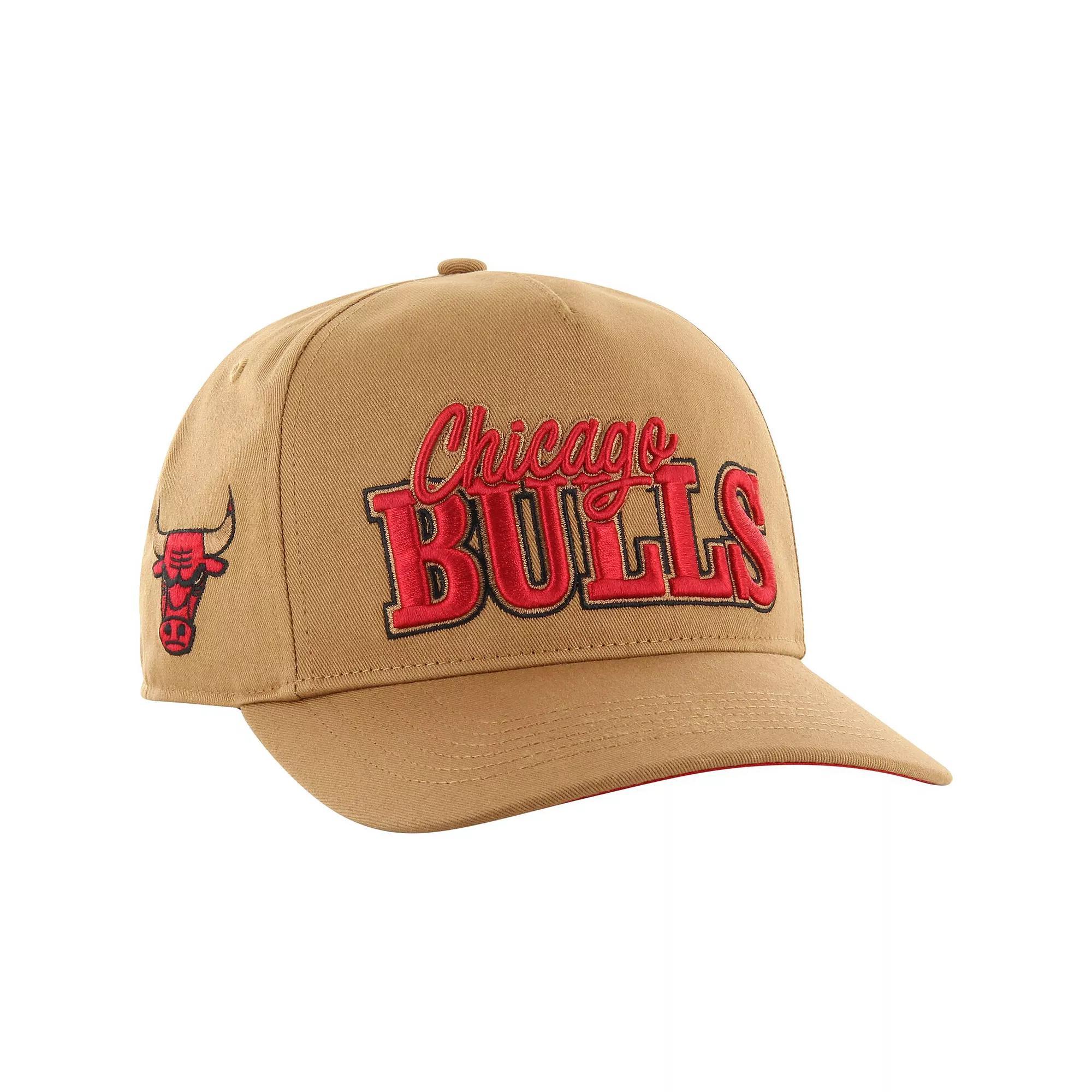 Mens 47 Tan Chicago Bulls Barnes Hitch Adjustable Hat Product Image