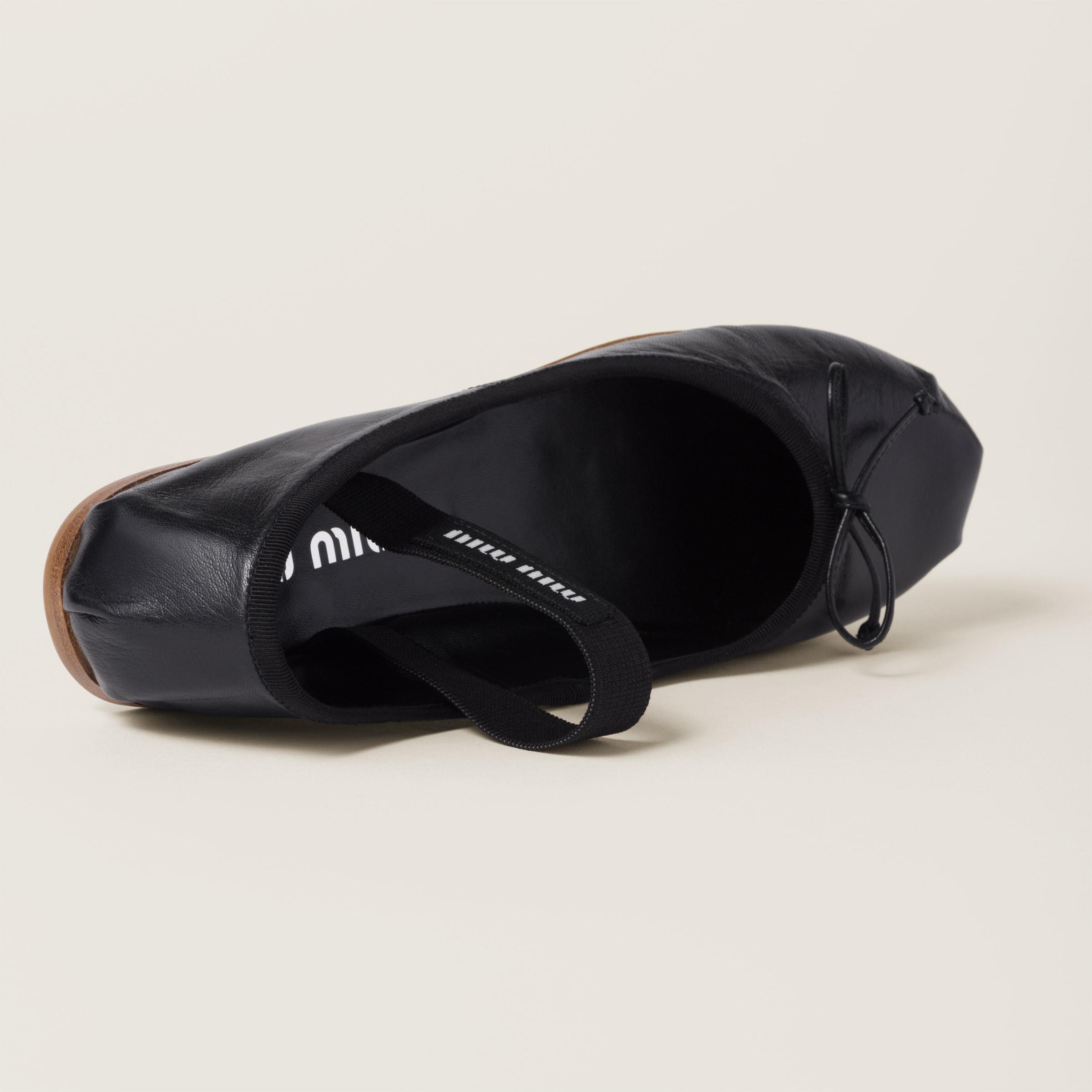 logo-strap ballerina shoes Product Image