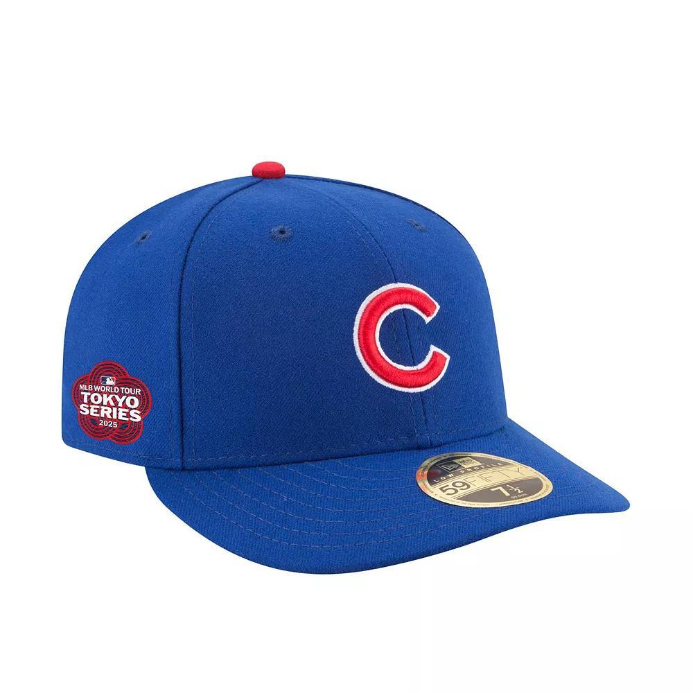 Men's New Era  Royal Chicago Cubs 2025 MLB World Tour: Tokyo Series Side Patch Low Profile 59FIFTY Fitted Hat, Size: 7 5/8, Blue Product Image