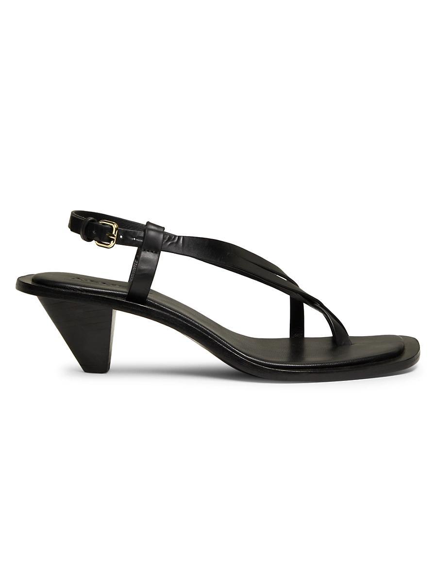 Womens Ira Leather Heeled Sandals Product Image