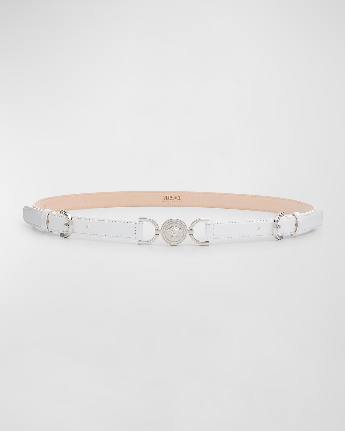 Medusa 95 Skinny Leather Belt Product Image