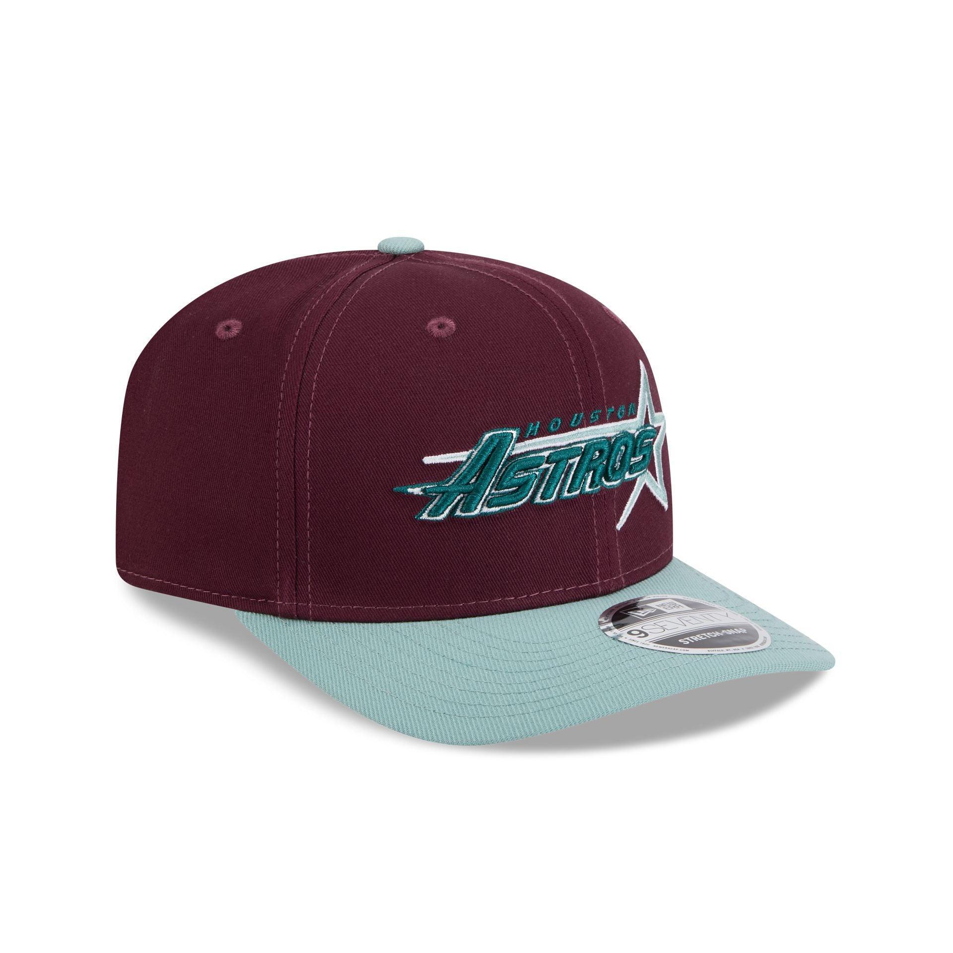 Houston Astros Maroon 9SEVENTY Stretch-Snap Hat Male Product Image
