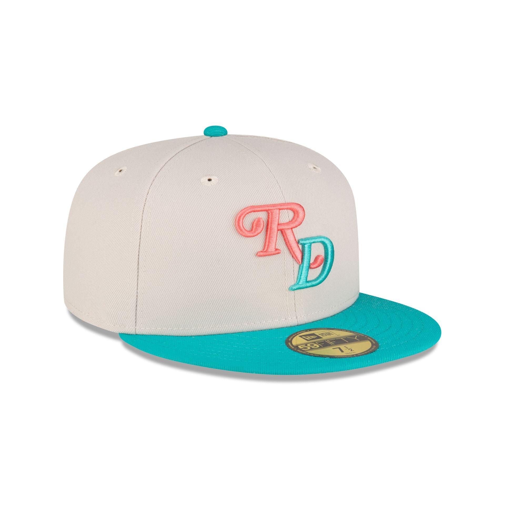 Dominican Republic Teal Script 59FIFTY Fitted Hat Male Product Image