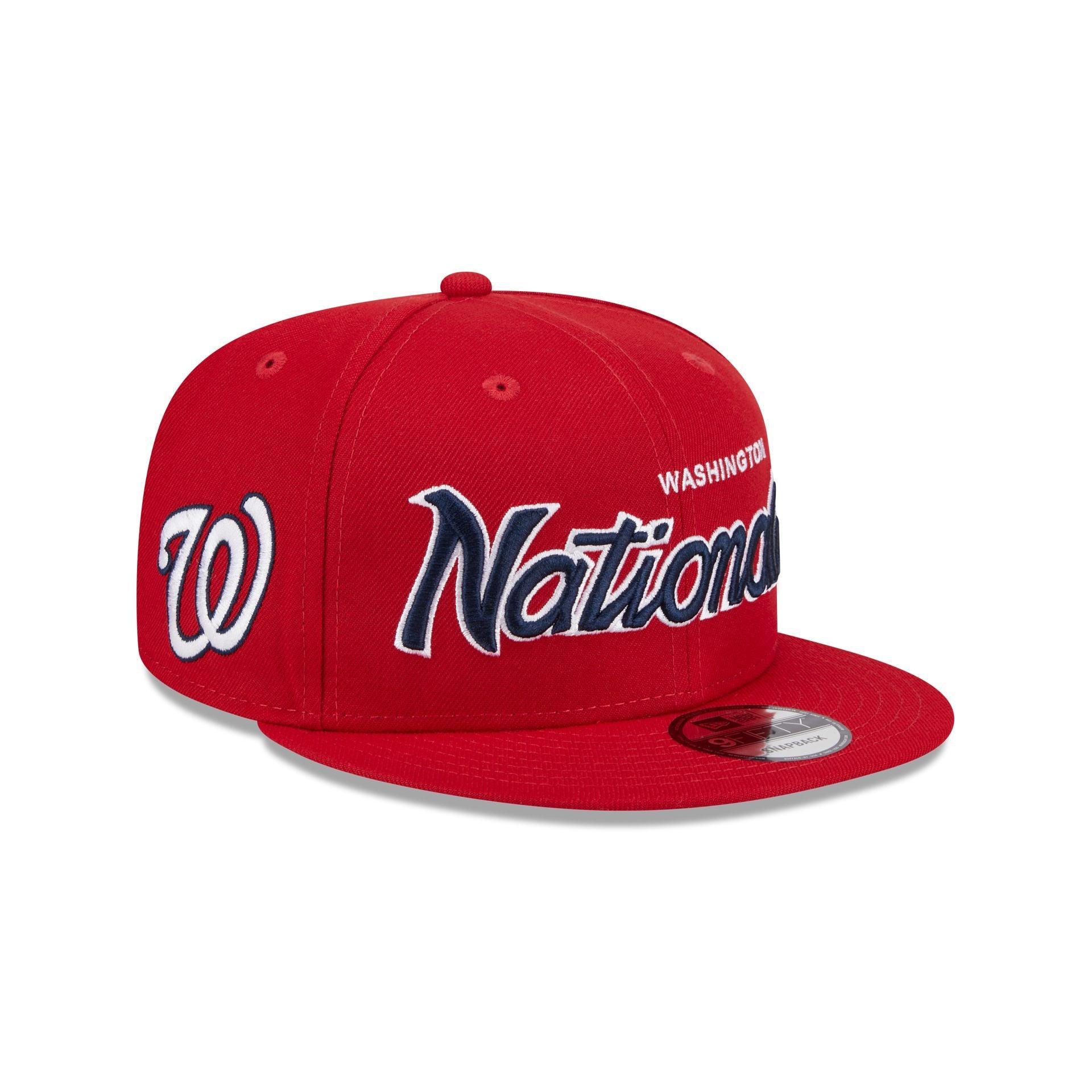 Washington Nationals Wordmark 9FIFTY Snapback Hat Male Product Image