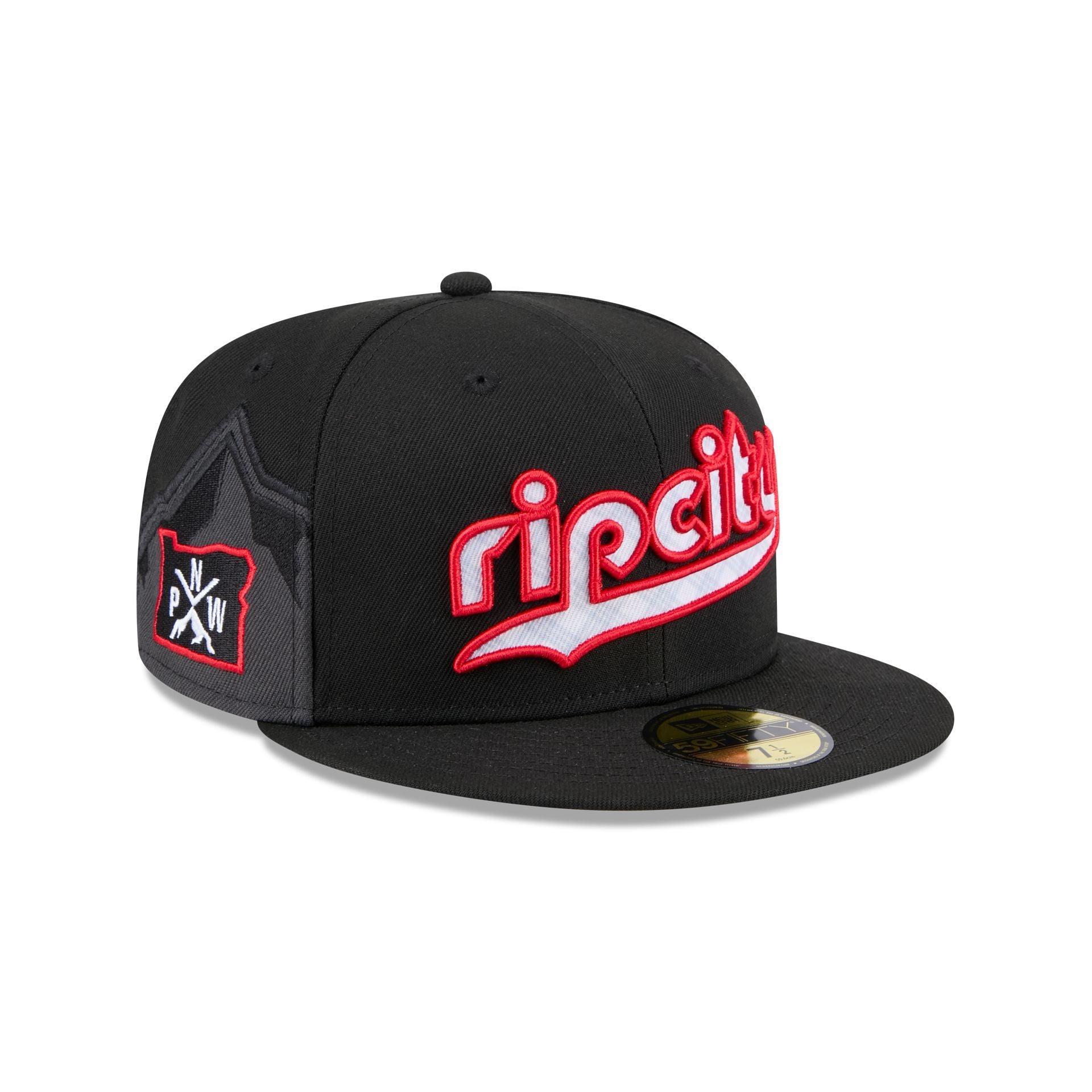 Portland Trail Blazers 2024 City Edition 59FIFTY Fitted Hat Male Product Image