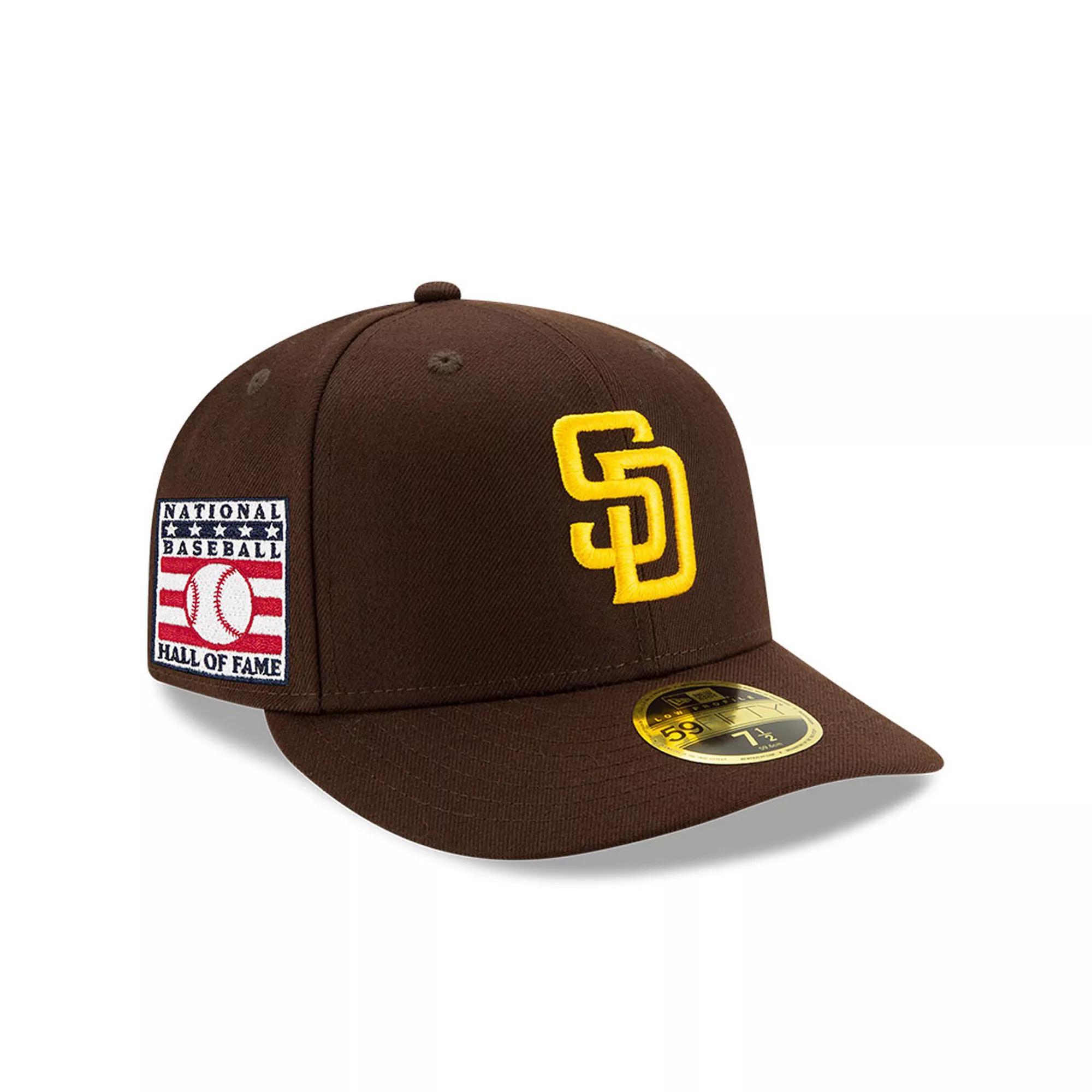Men's New Era Brown San Diego Padres National Baseball Hall of Fame Low Profile 59FIFTY Fitted Hat, Size: 7 3/4 Product Image