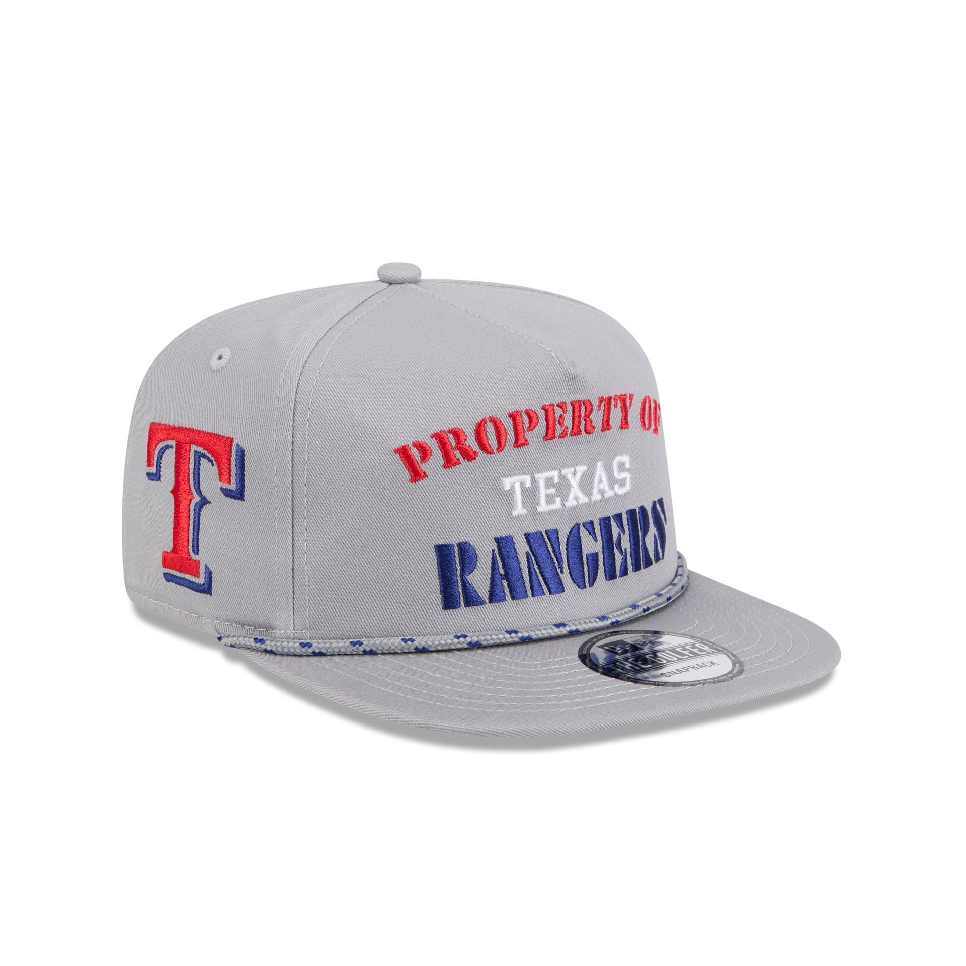 Texas Rangers Vintage Gray Rope Golfer Hat Male Product Image
