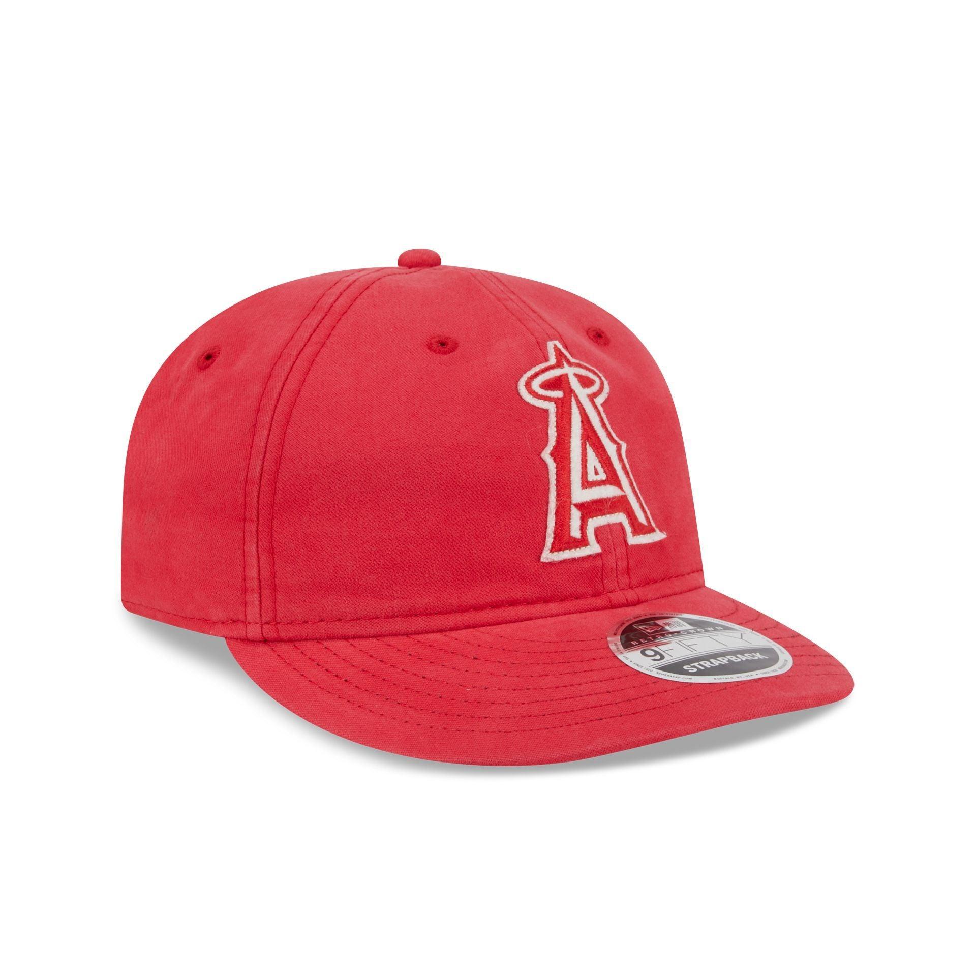 Los Angeles Angels Canvas Felt Retro Crown 9FIFTY Strapback Hat Male Product Image