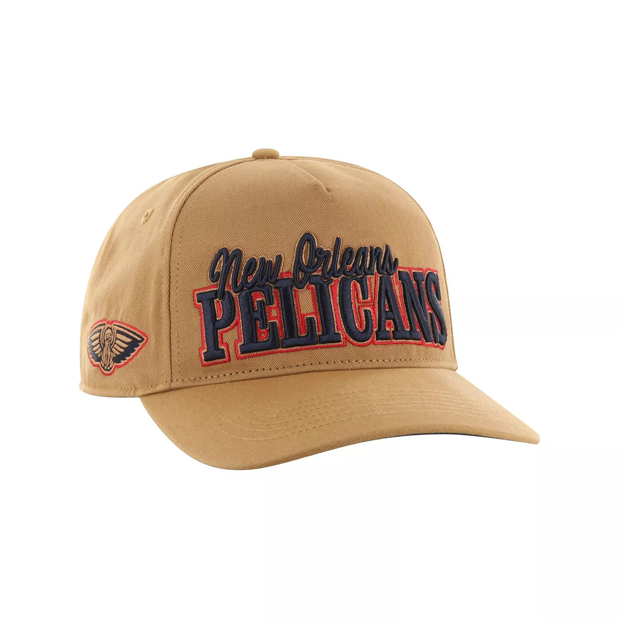 Mens 47 Tan New Orleans Pelicans Barnes Hitch Adjustable Hat Product Image
