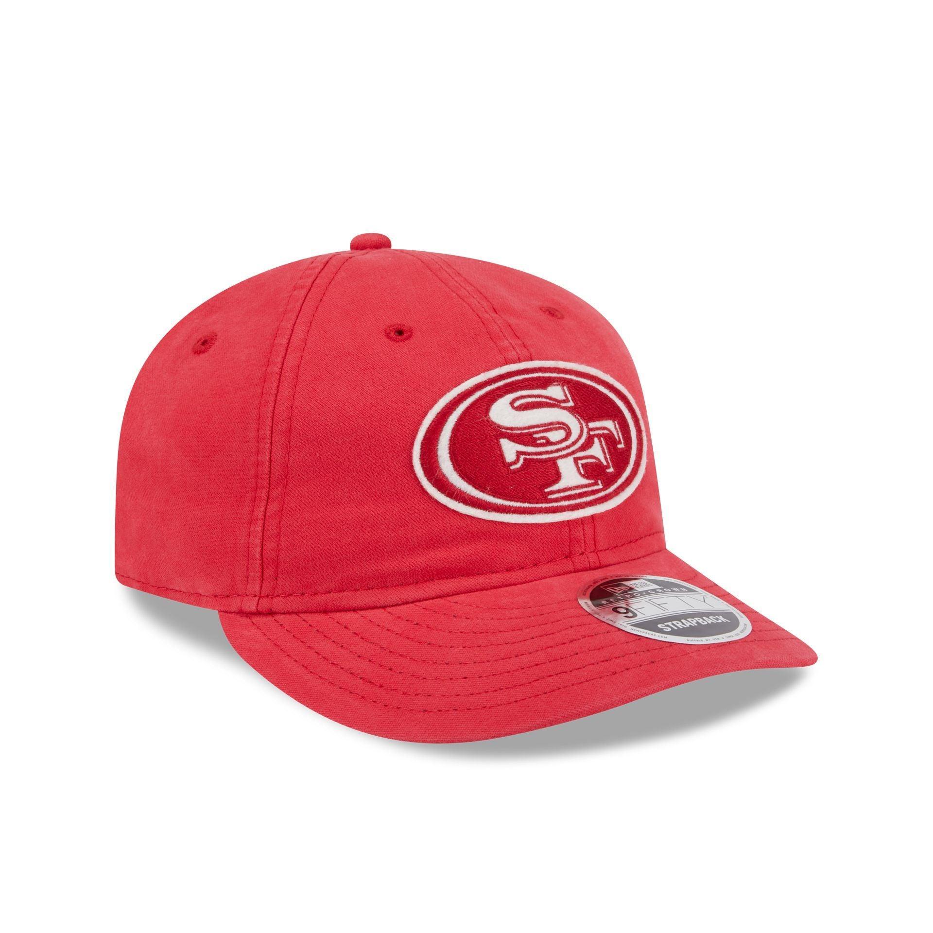 San Francisco 49ers Canvas Felt Retro Crown 9FIFTY Strapback Hat Male Product Image