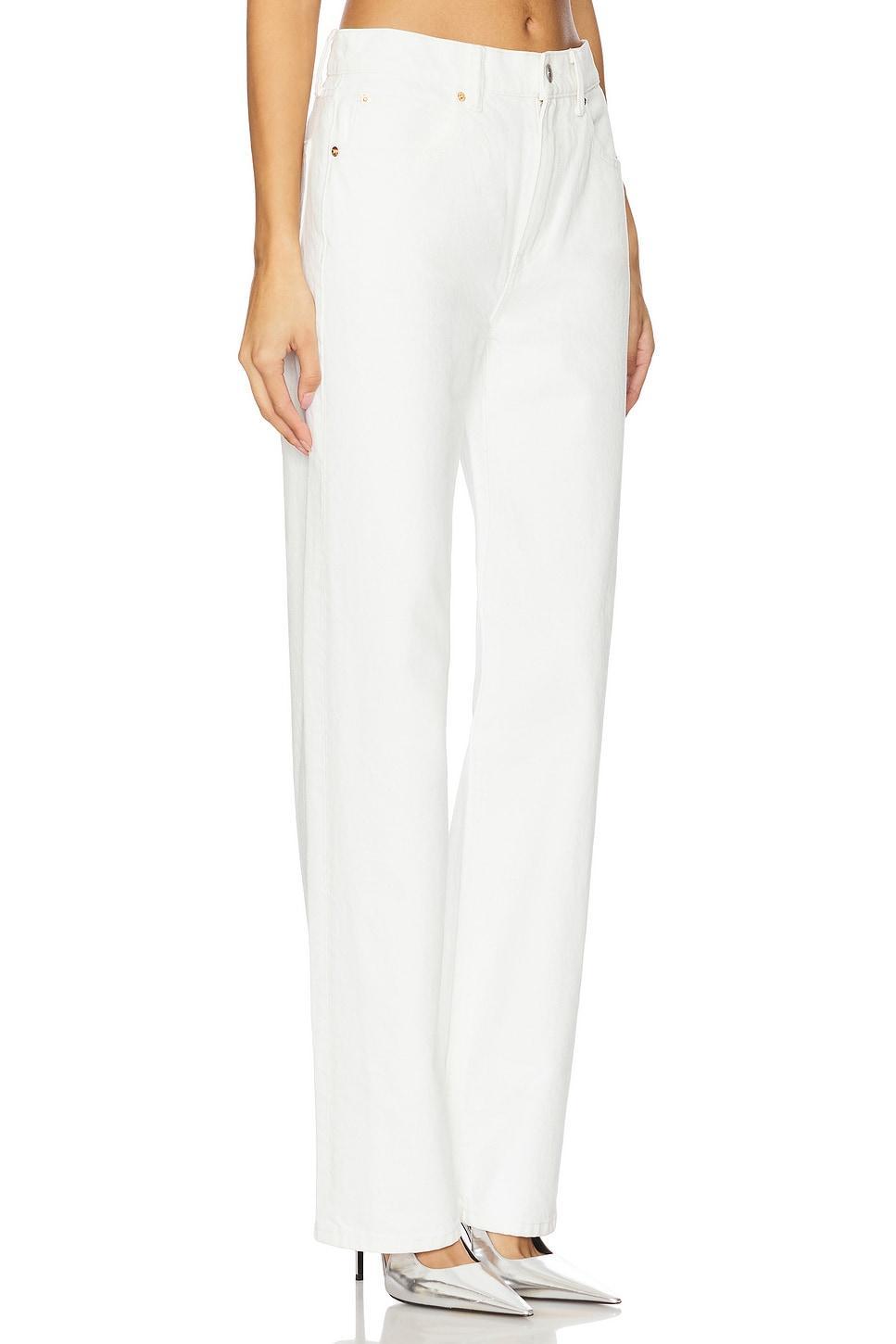 Ez - Mid Rise Relaxed Straight Vintage White Alexander Wang Product Image