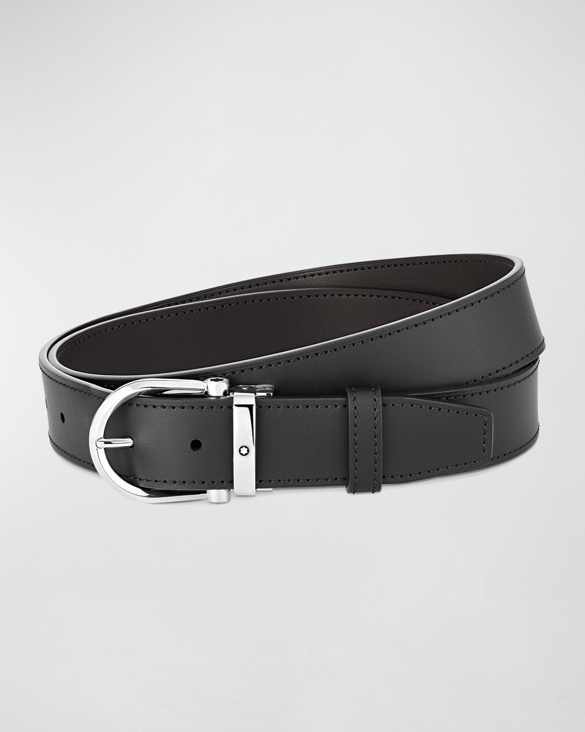 Mens Leather Buckle Belt Product Image