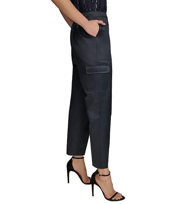 Donna Karan Satin Cargo Pant Product Image