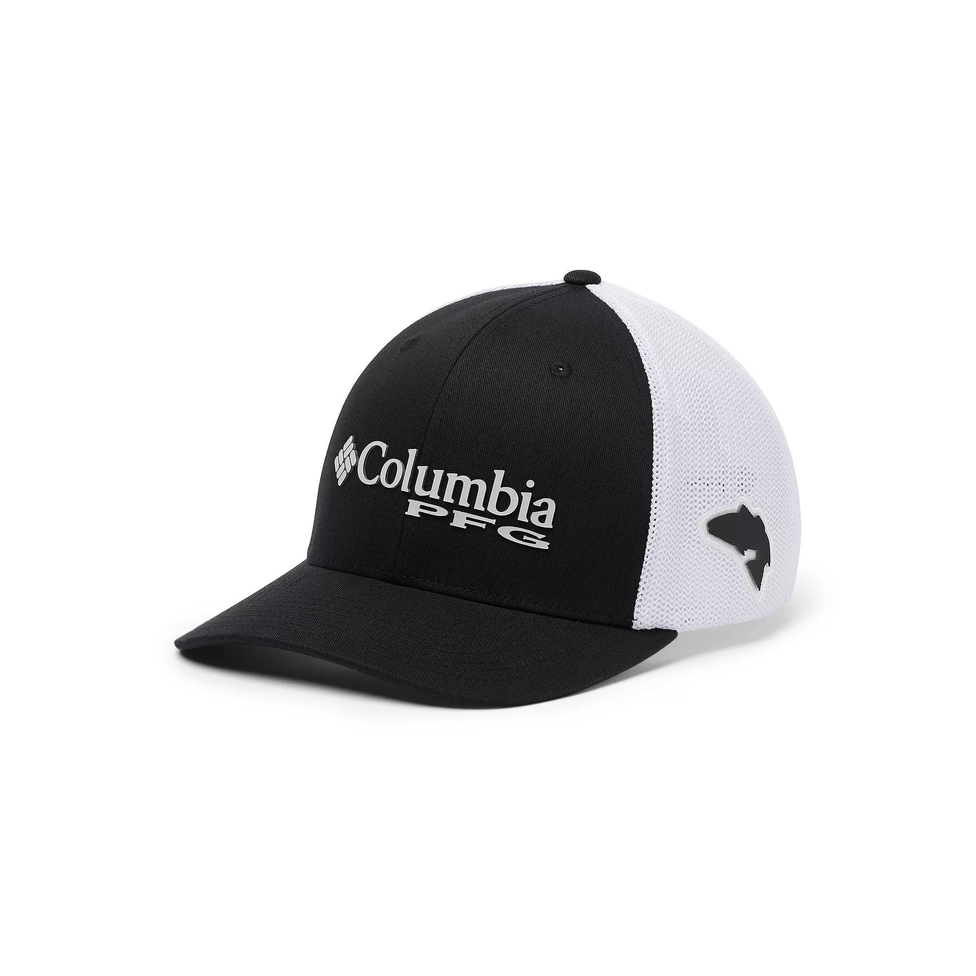 Men's Columbia FlexFit Mesh Fitted Cap, Size: Large/XL, Black Product Image