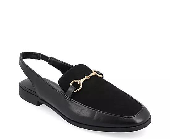 Journee Lainey Women's Tru Comfort Foam™ Flats, Size: 10, Blue Product Image